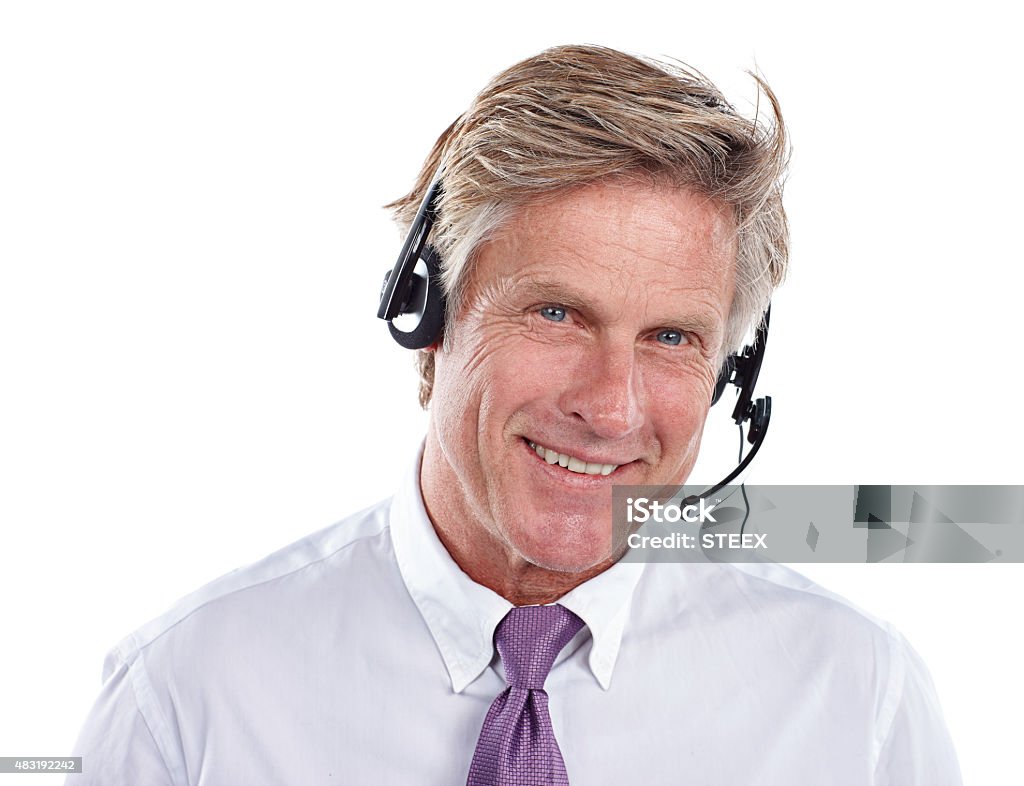 No problem too big...or small Cropped portrait of a businessman wearing a headset against a white backgroundhttp://195.154.178.81/DATA/i_collage/pu/shoots/805381.jpg 2015 Stock Photo