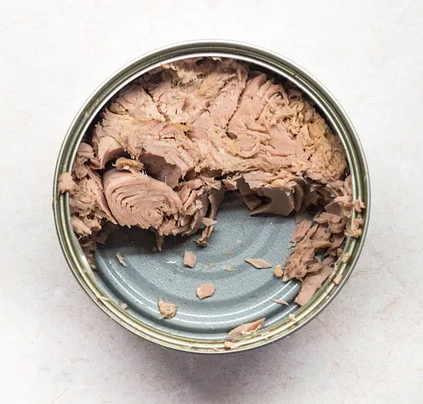 Some canned tuna, a very healthy addition to any diet.