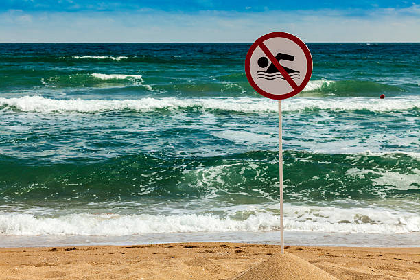 istock No Swimming Sea Sign 483197762