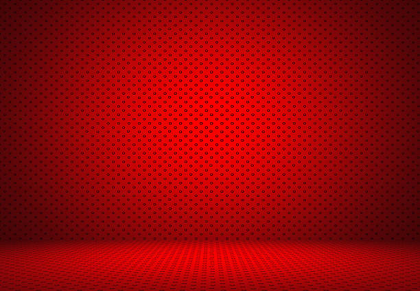 istock Abstract Red Polka dots background Christmas Valentines layout d 483199140