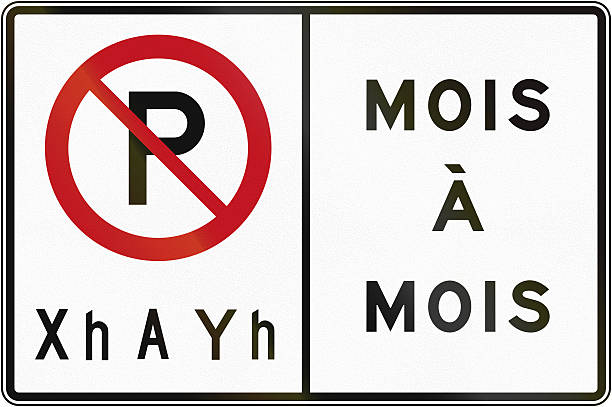 No Parking In Specified Times in Canada