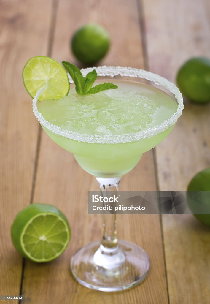 Margarita in a glass Margarita in a glass close up Alcohol - Drink Stock Photo