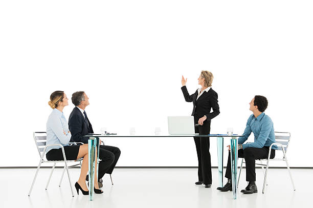 Businesswoman Giving Presentation