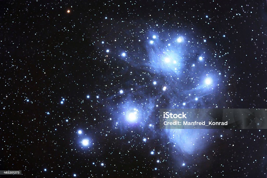 Pleiades , Seven Sisters The Pleiades (also known as M45 or the Seven Sisters) is the name of an open cluster in the constellation of Taurus. It is among the nearest to the Earth of all open clusters, probably the best known and certainly the most striking to the naked eye. The Pleiades Stock Photo