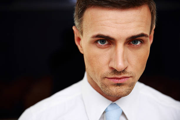Closeup portrait of a confident businessman
