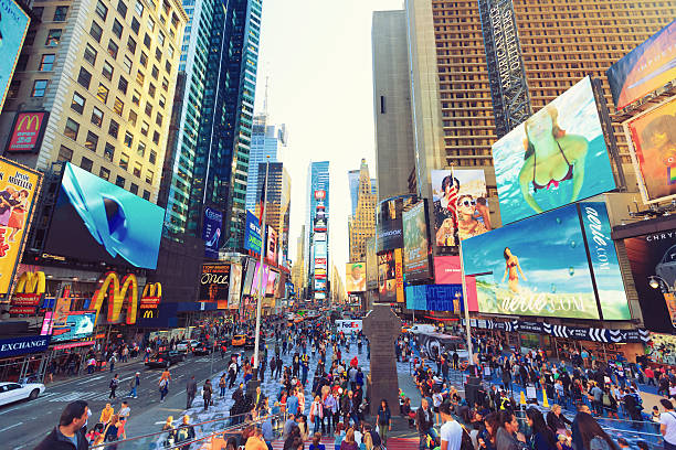 times square, new york - duffy foto e immagini stock