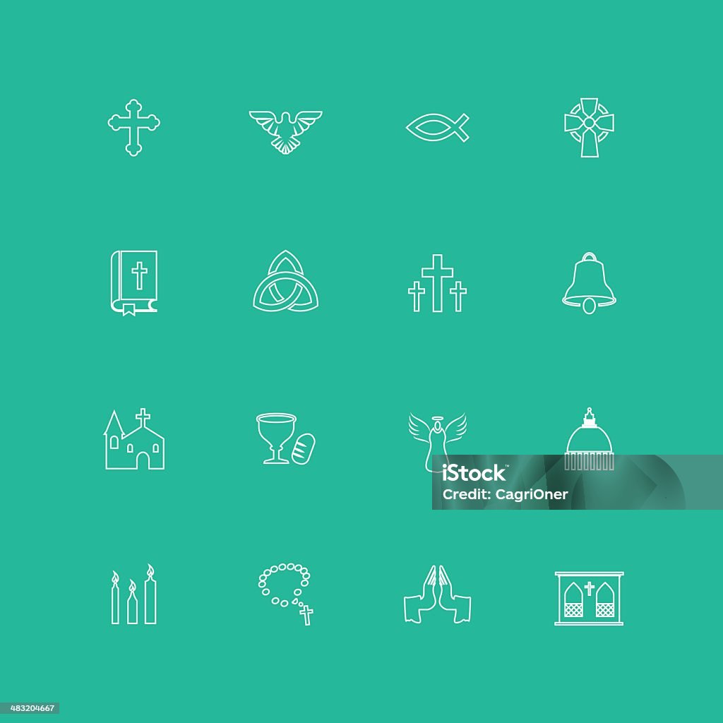 Christianity Icons  http://www.appwitch.com/cagri/line.png Holy Trinity stock vector