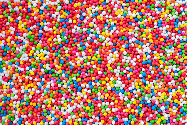 istock Sugar sprinkle dots, decoration for cake and bekery 483204944