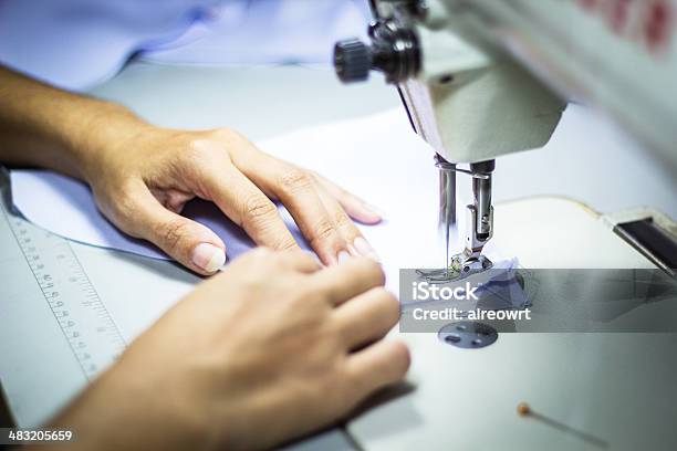 Sewing Machine Stock Photo - Download Image Now - Adult, Authority, Business