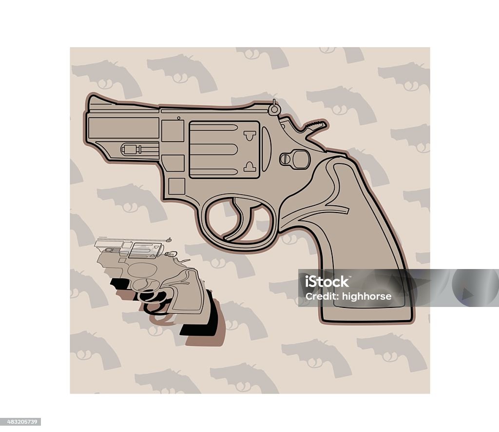 Arma de mano (en capas Vector - arte vectorial de Arma libre de derechos