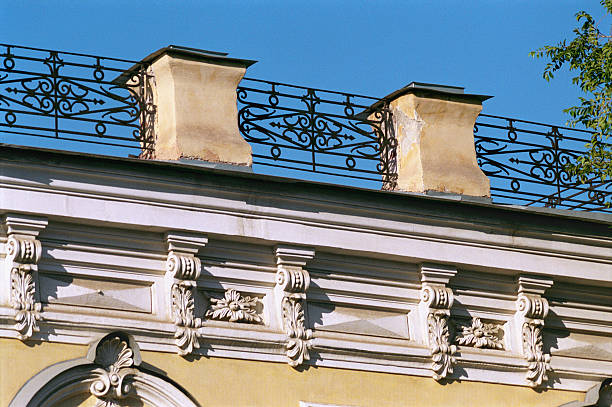 istock Architectural detail of an old building. 483206021