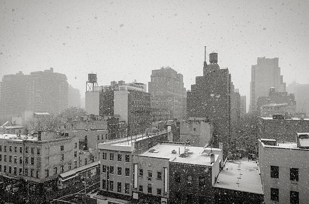 istock Snowing in New York City 483206051