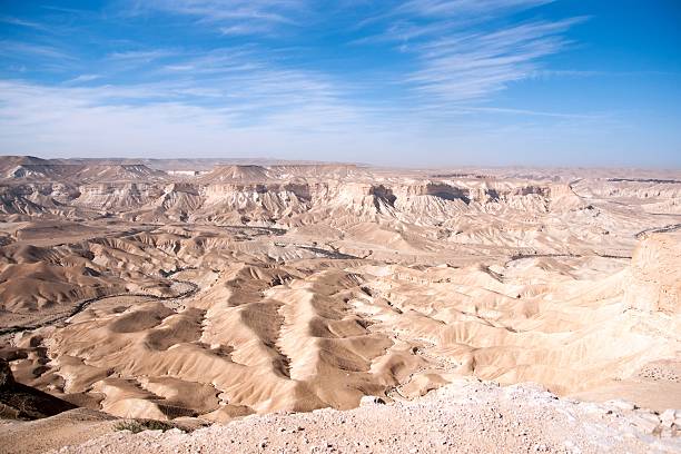 Travel in Negev desert, Israel stock photo