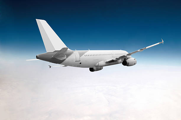 istock Wing of an airplane cruising above the clouds 483207492