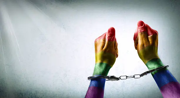 Photo of denunciation of the criminalization of homosexuality