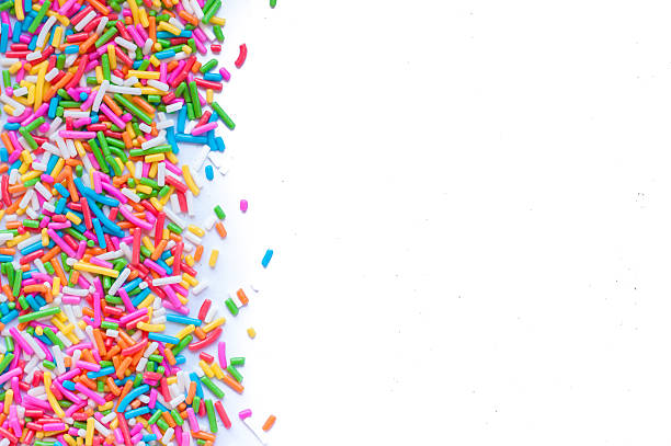 istock Sugar sprinkle dots, decoration for cake and bekery 483210322