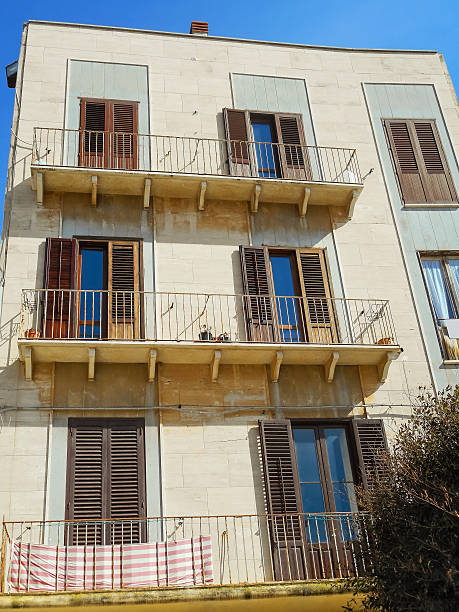 istock Balconies and shutters provincial Italian house 483213006