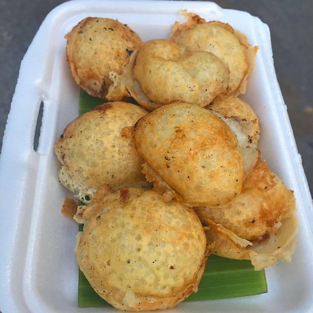 istock Thai Crispy Pancake   or   name in thailand  is Kanom Buang 483213864