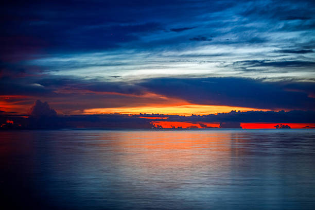 istock colorful sky during sunset with reflections in the water 483214768
