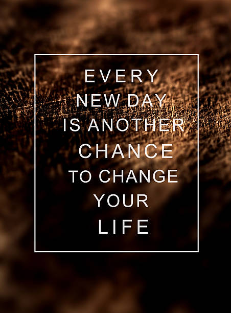 istock Motivational poster quote on  rustic wooden background EVERY NEW 483214802