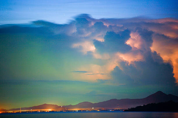 istock Quiet water is shining sky through amazing clouds. Koh Samui 483214854