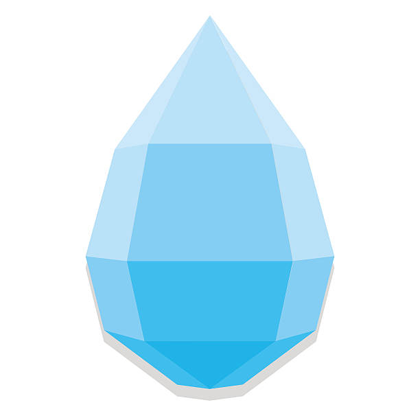 ilustraciones, imágenes clip art, dibujos animados e iconos de stock de estilo de caída baja de polietileno aislado azul - condensation drop water rain