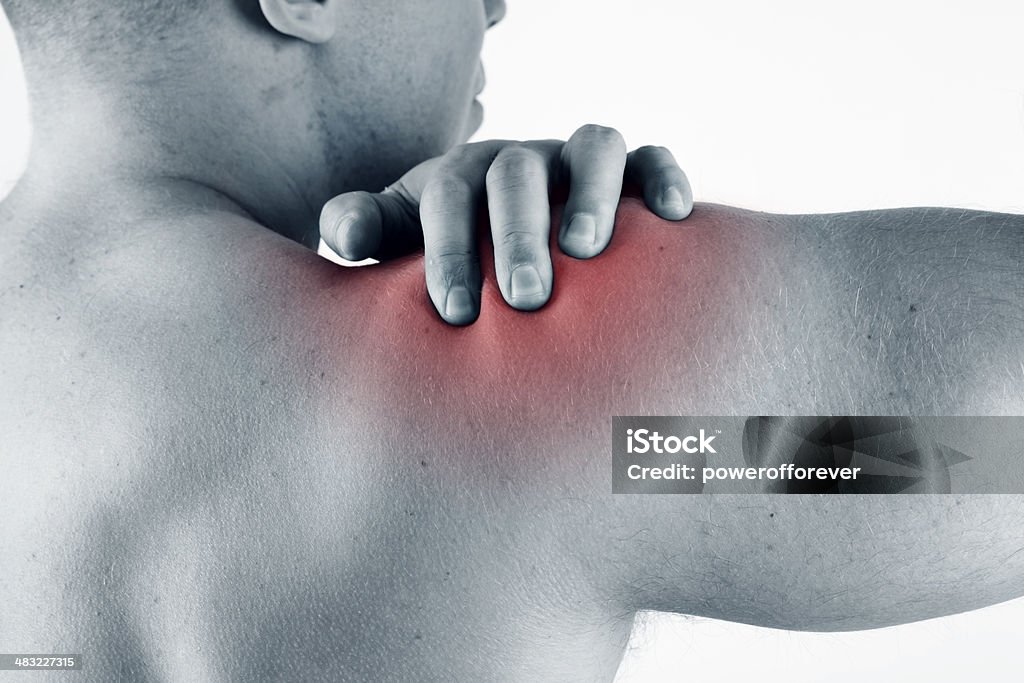 肩の痛み - ヘルスケアと医療のロイヤリティフリーストックフォト