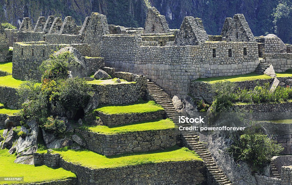 Complexo Industrial de Machu Picchu - Foto de stock de Machu Picchu royalty-free