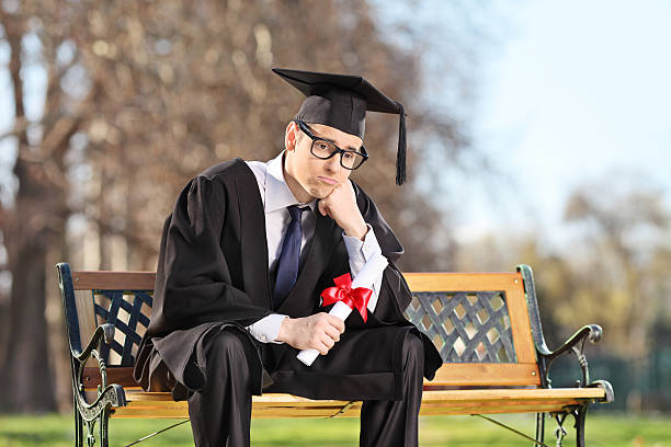 Graduation Worried Unemployment University Stock Photos, Pictures &  Royalty-Free Images - iStock