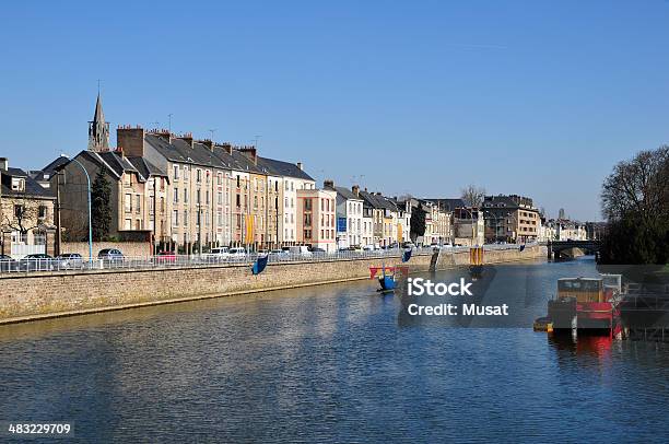 The River Sarthe At Le Mans In France Stock Photo - Download Image Now - Le Mans - France, Sarthe, City