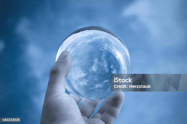 Ball To The Sky Stock Photo - Download Image Now - Blue, Bubble, Circle