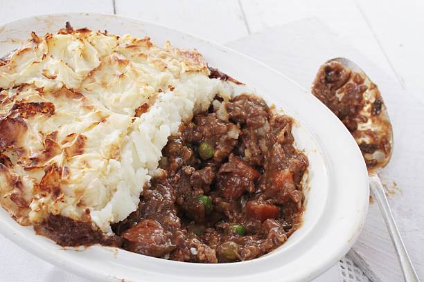 istock traditional cottage pie in dish 483232426
