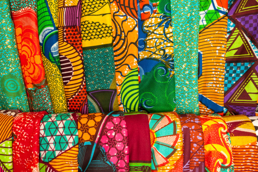 African telas de Ghana, África Occidental photo