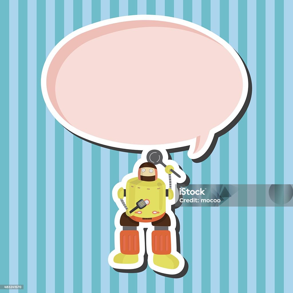 Robotics Theme Vector Robot Theme Elements Vector Eps Stock Illustration - Download Image Now ...