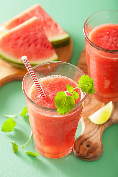 istock watermelon lime smoothie in glasses 483246256