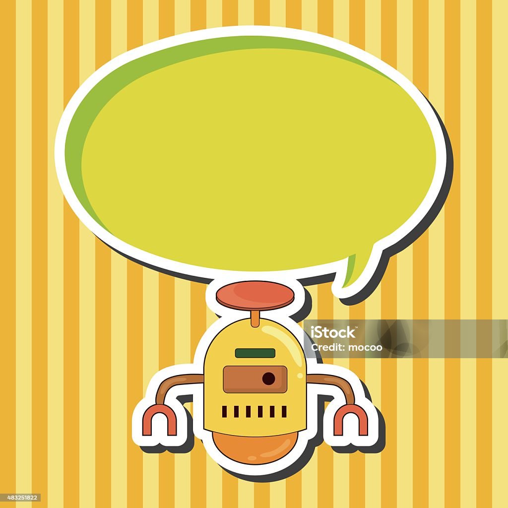 Robotics Theme Vector Robot Theme Elements Vector Eps Stock Illustration - Download Image Now ...