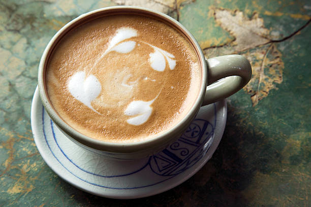 istock Cup of hot coffee with Love 483253298