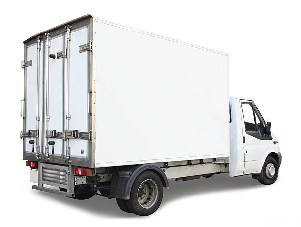 istock White Delivery Truck 483259204