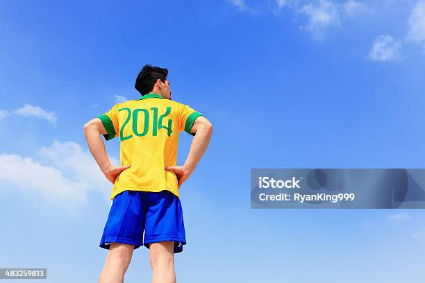 Lets Play Soccer Now Stock Photo - Download Image Now - 2014, Adult, Aspirations