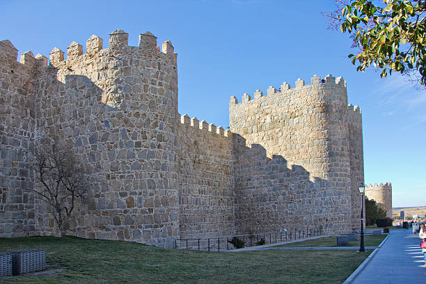 istock old wall surrounding the city Avila, Spain 483259937