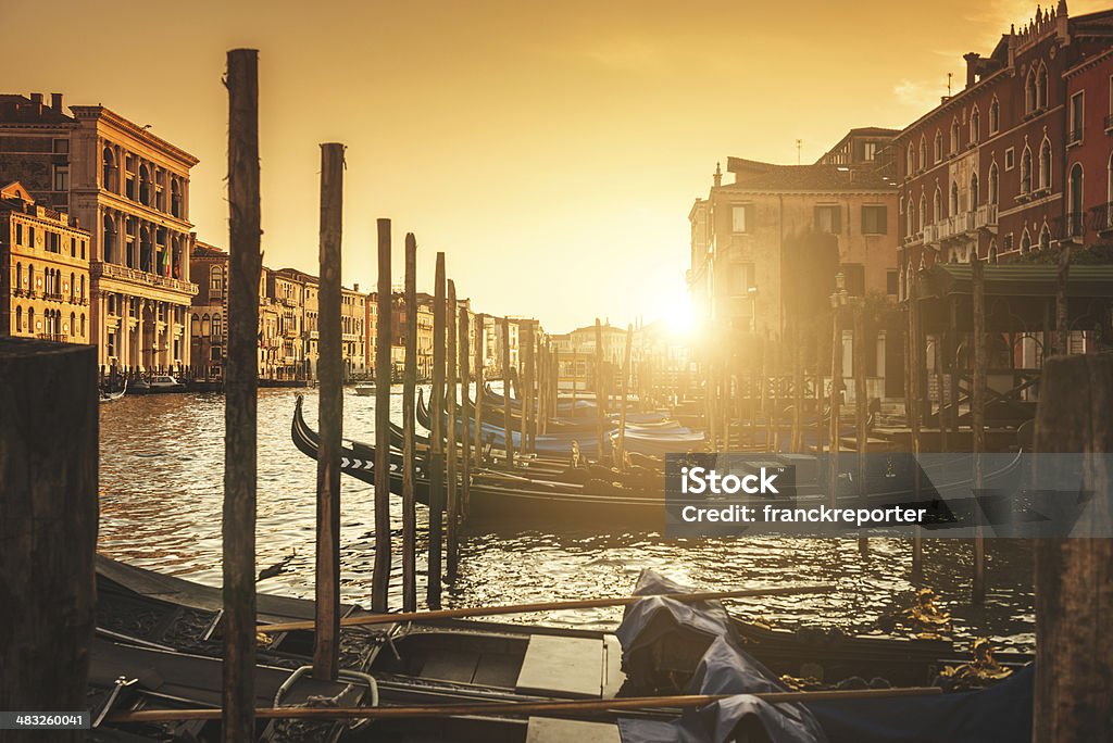 canal grande à Venise - Photo de Aube libre de droits