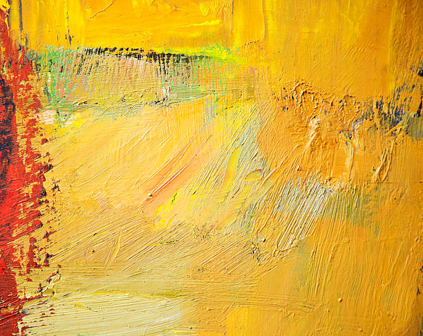 istock Abstract painted orange and yellow art backgrounds. 483262323