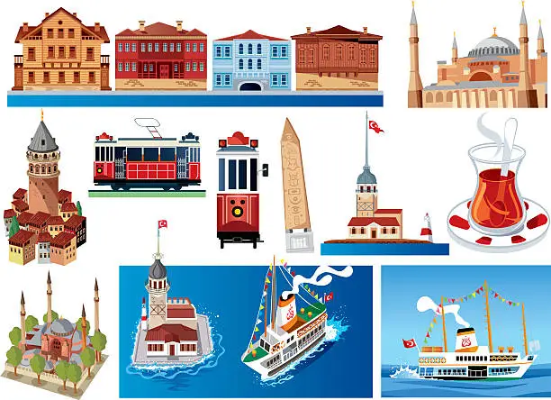 Vector illustration of Istanbul