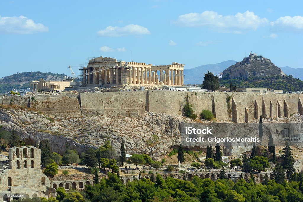 L'Acropole d'Athènes - Photo de Antique libre de droits