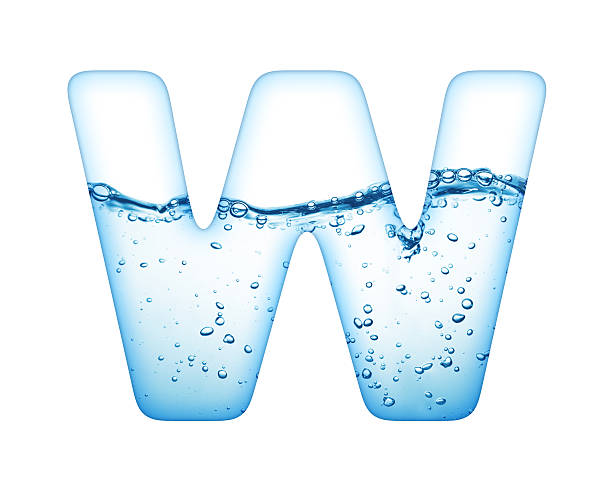 istock One letter of water wave alphabet 483263855