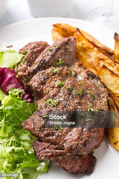 Grilled Ribeye Beef Steak Stock Photo - Download Image Now - American Culture, Beef, Close-up