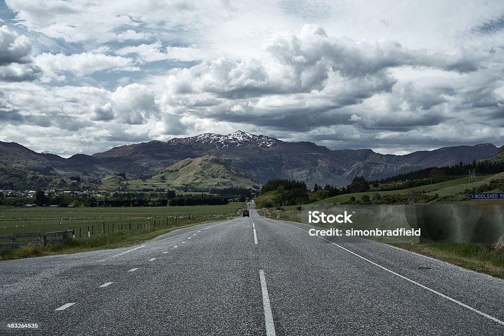 Coronet Peak Nuova Zelanda - Foto stock royalty-free di Coronet Peak