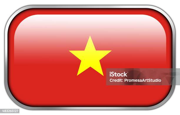 ベトナム国旗長方形光沢のあるボタン - イラストレーションのストックフォトや画像を多数ご用意 - イラストレーション, コンピュータグラフィックス, バッジ