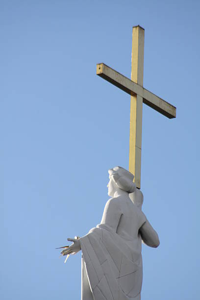 istock Sculpture on church 483265853