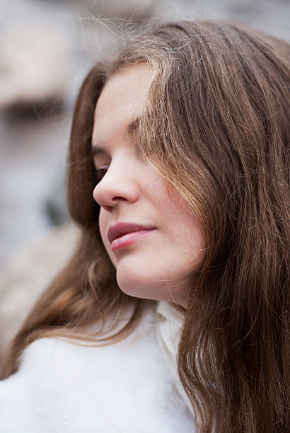 istock Charming woman Smile face close up 483265891